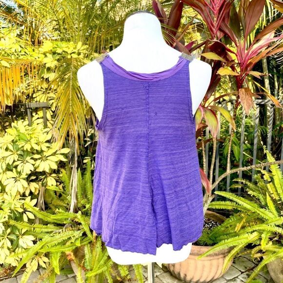 Free People Asymmetric Hem Embellished Bib Tank - Picture 5 of 6